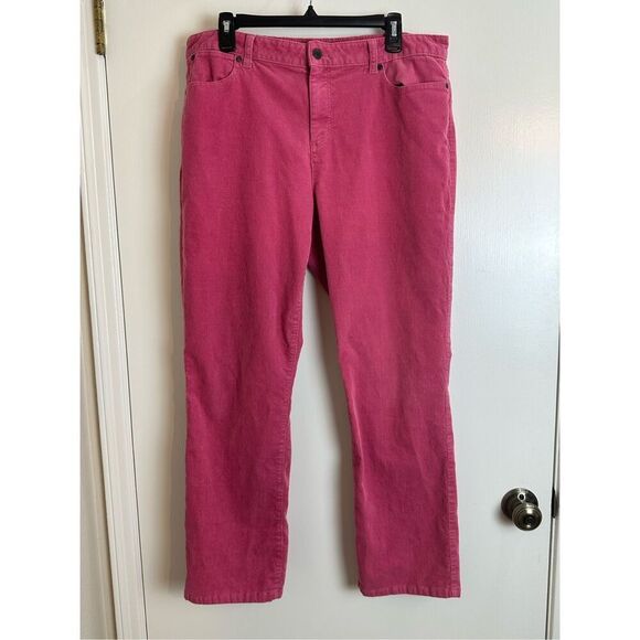 Talbots pink corduroy pants size 16 - Picture 2 of 8